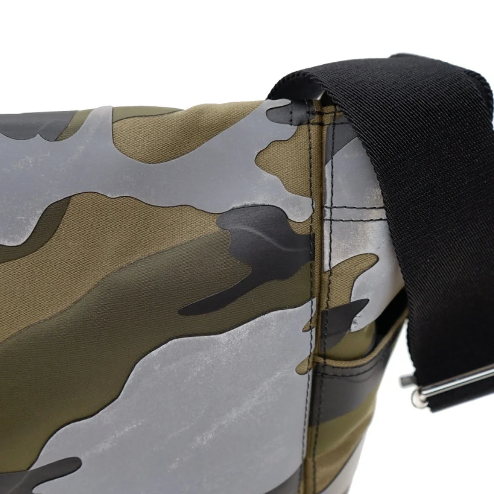 Valentino Garavani VLTN Camo Shoulder Bag Military Green